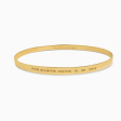 Bangle en oro amarillo de 18K cinta Fashion