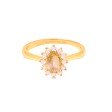 Anillo en oro amarillo 18K Lady Di con citrino Online