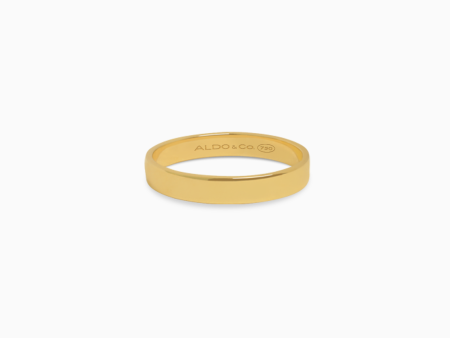 Anillo en oro amarillo de 18K cinta Discount