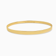 Bangle en oro amarillo de 18K cinta Fashion