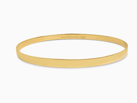 Bangle en oro amarillo de 18K cinta Fashion