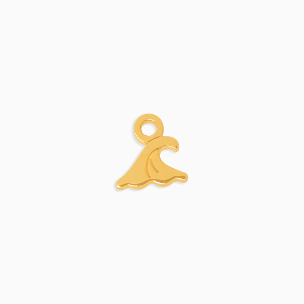 Charm en oro amarillo de 18K ola Sale