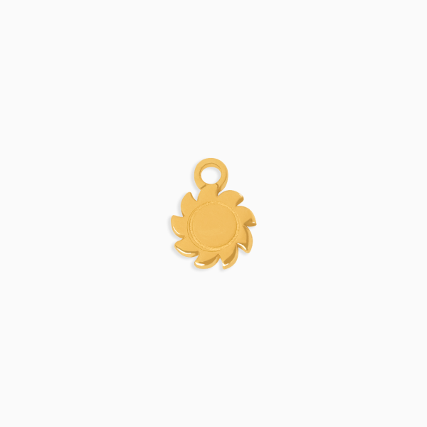 Charm en oro amarillo de 18K sol Online Hot Sale