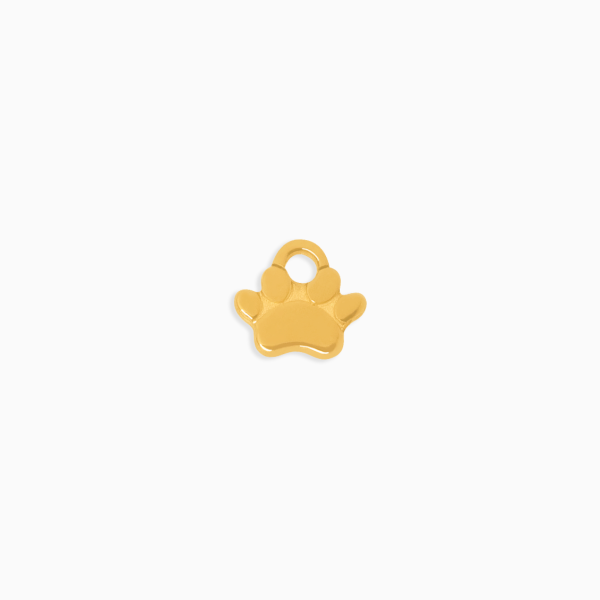 Charm en oro amarillo de 18K huellita Supply