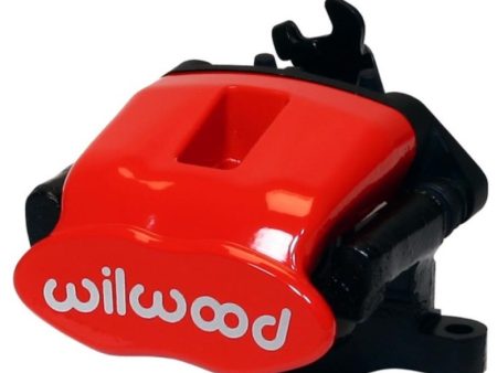 Wilwood Caliper-Combination Parking Brake-L H-Red 41mm piston .81in Disc Online Hot Sale