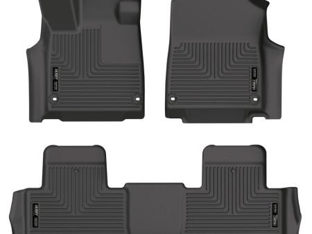 Husky Liners 2022 Acura MDX Weatherbeater Black Front & 2nd Seat Floor Liners Fashion