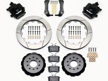 Wilwood Combination Parking Brake Rear Kit 12.88in Mustang 94-04 on Sale