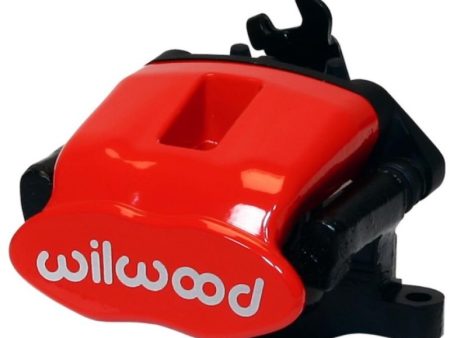 Wilwood Caliper-Combination Parking Brake-Pos 13-L H-Red 41mm piston .81in Disc Discount