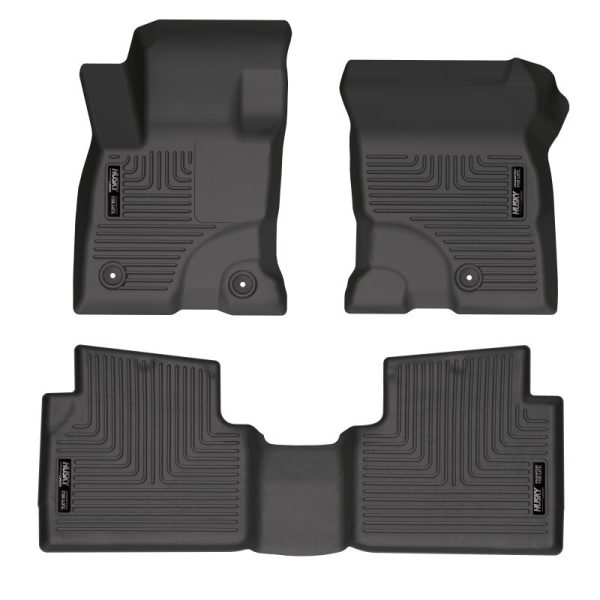 Husky Liners 2022 Ford Escape Hybrid Black Front & 2nd Seat Floor Liners Fashion