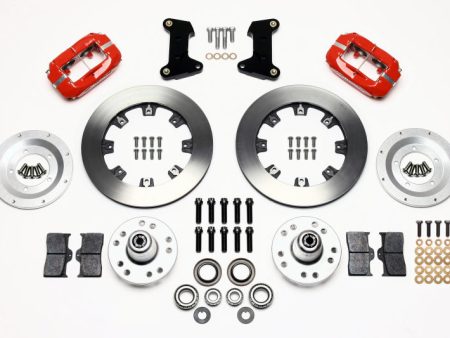 Wilwood Forged Dynalite Front Kit 12.19in Red 74-80 Pinto Mustang II Disc Spindle only Discount