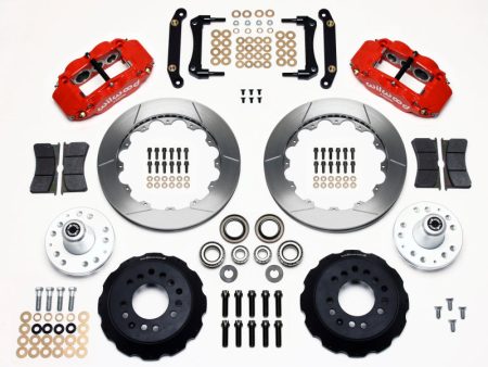 Wilwood Narrow Superlite 6R Front Hub Kit 12.88in Red 70-78 Camaro (*Line Kit Needed*) Supply