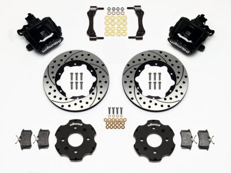 Wilwood Combination Parking Brake Rear Kit 11.00in Drilled Civic   Integra Disc 2.39 Hub Offset For Discount