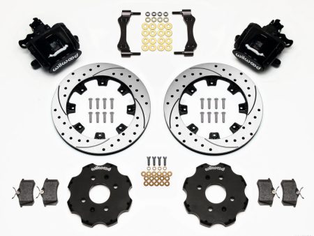 Wilwood Combination Parking Brake Rear Kit 12.19in Drilled Civic   Integra Disc 2.39 Hub Offset Cheap