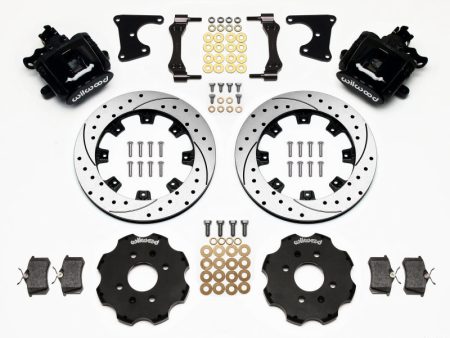 Wilwood Combination Parking Brake Rear Kit 12.19in Drilled Civic   Integra Drum 2.71 Hub Offset Cheap