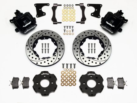 Wilwood Combination Parking Brake Rear Kit 11.00in Drilled Civic   Integra Drum 2.71 Hub Offset on Sale