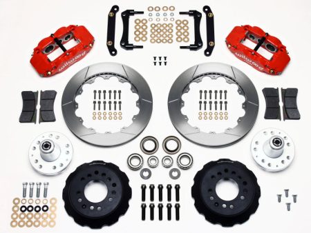 Wilwood Narrow Superlite 6R Front Hub Kit 12.88in Red 79-81 Camaro Supply