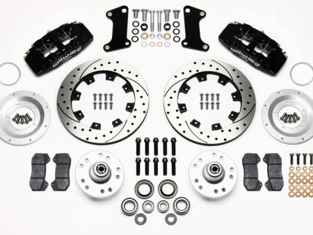 Wilwood Dynapro 6 Front Hub Kit 12.19in Drilled 67-69 Camaro (*Line Kit Needed*) Sale