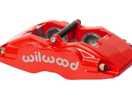 Wilwood Caliper - FSLI4 - Red 1.62in Piston 0.81in Rotor Cheap