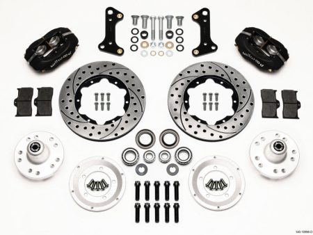 Wilwood Forged Dynalite Front Kit 11.00in Drilled 67-69 Camaro 64-72 Nova Chevelle Hot on Sale