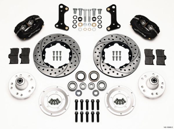 Wilwood Forged Dynalite Front Kit 11.00in Drilled 67-69 Camaro 64-72 Nova Chevelle Hot on Sale