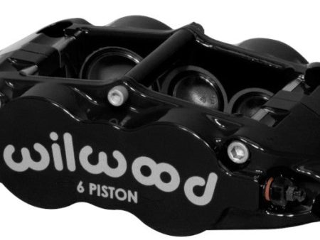 Wilwood Caliper-Narrow Superlite 6R-RH - Black 1.62 1.12 1.12in Pistons 1.10in Disc Online Sale