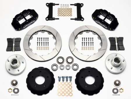 Wilwood Narrow Superlite 6R Front Hub Kit 13.06in Chevy C-10 60-87 CPP Drop Spindle on Sale