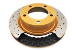 DBA 14-19 Chevrolet Corvette (C7) Z51 Front Crossdrilled 4000 XS Series Rotor w Black Hat Hot on Sale