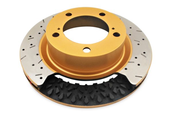 DBA 14-19 Chevrolet Corvette (C7) Z51 Front Crossdrilled 4000 XS Series Rotor w Black Hat Hot on Sale