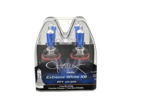 Hella Optilux XB Extreme Type H11 12V 80W Blue Bulbs - Pair Online