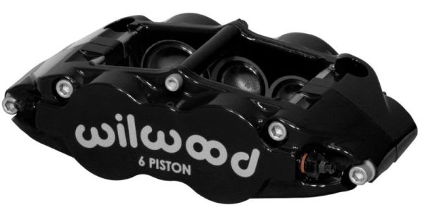 Wilwood Caliper-Narrow Superlite 6R-RH - Black 1.38 1.12 1.12in Pistons 1.10in Disc For Cheap