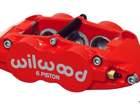 Wilwood Caliper-Narrow Superlite 6R-RH - Red 1.62 1.12 1.12in Pistons 1.25in Disc Online