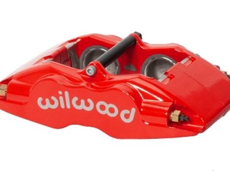 Wilwood Caliper - FSLI4 - Red 1.62in Piston 1.25in Rotor Online now