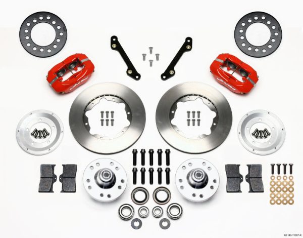 Wilwood Forged Dynalite Front Kit 11.00in Red 70-78 Camaro on Sale