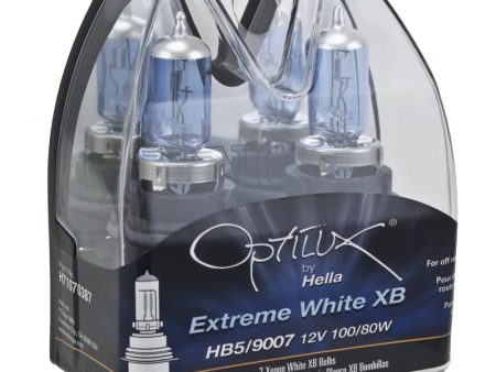 Hella Optilux XB White Halogen Bulbs HB5 9007 12V 100 80W (2 pack) Online now