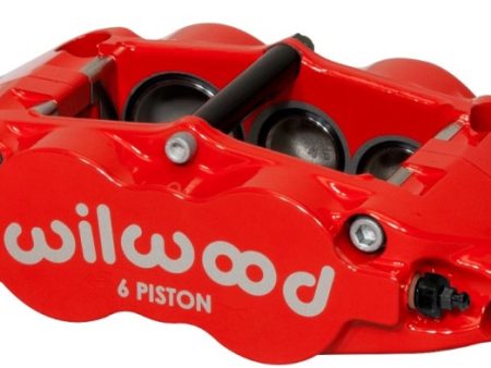 Wilwood Caliper-Narrow Superlite 6R-RH - Red 1.38 1.12 1.12in Pistons 1.10in Disc Discount