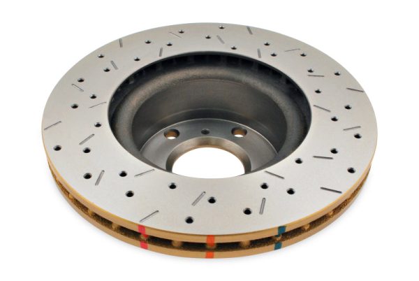 DBA 14-19 Chevrolet Corvette (C7) Z51 Front Crossdrilled 4000 XS Series Rotor w Black Hat Hot on Sale