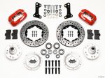 Wilwood Forged Dynalite Front Kit 11.00in Drill-Red 67-69 Camaro 64-72 Nova Chevelle Cheap